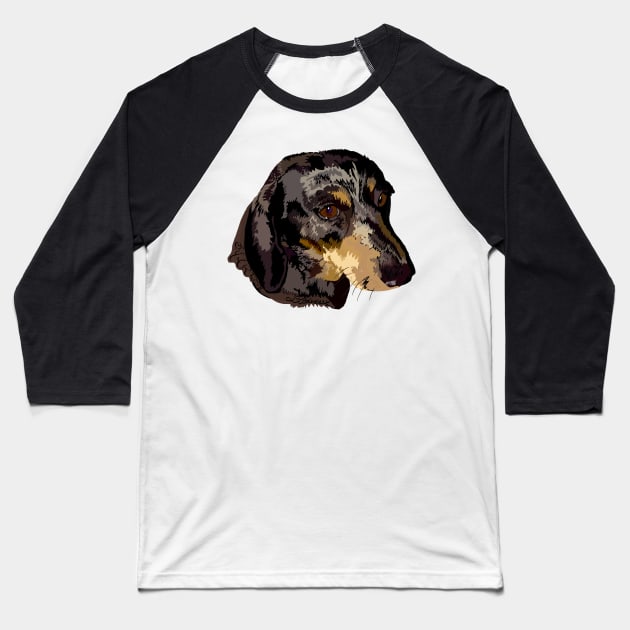 Saartjie Sausage Baseball T-Shirt by michdevilish